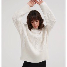 Tirelli - Classic Cable Turtle Neck Knit - IVORY