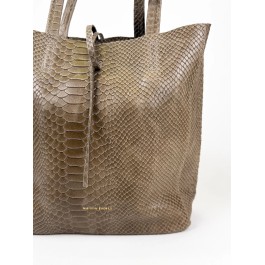 MAISON FANLI - SNAKE Tote - Beige