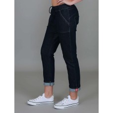 3rd Story - Augusta Denim Jogger Pants - DARK BLUE 3rd Story - Augusta Denim Jogger Pants - DARK BLUE