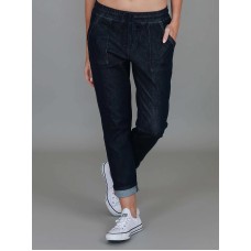3rd Story - Augusta Denim Jogger Pants - DARK BLUE