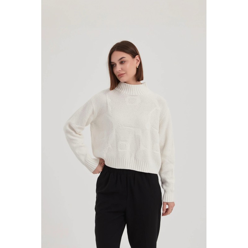 Tirelli Jacquard Knit - IVORY Tirelli Jacquard Knit - IVORY